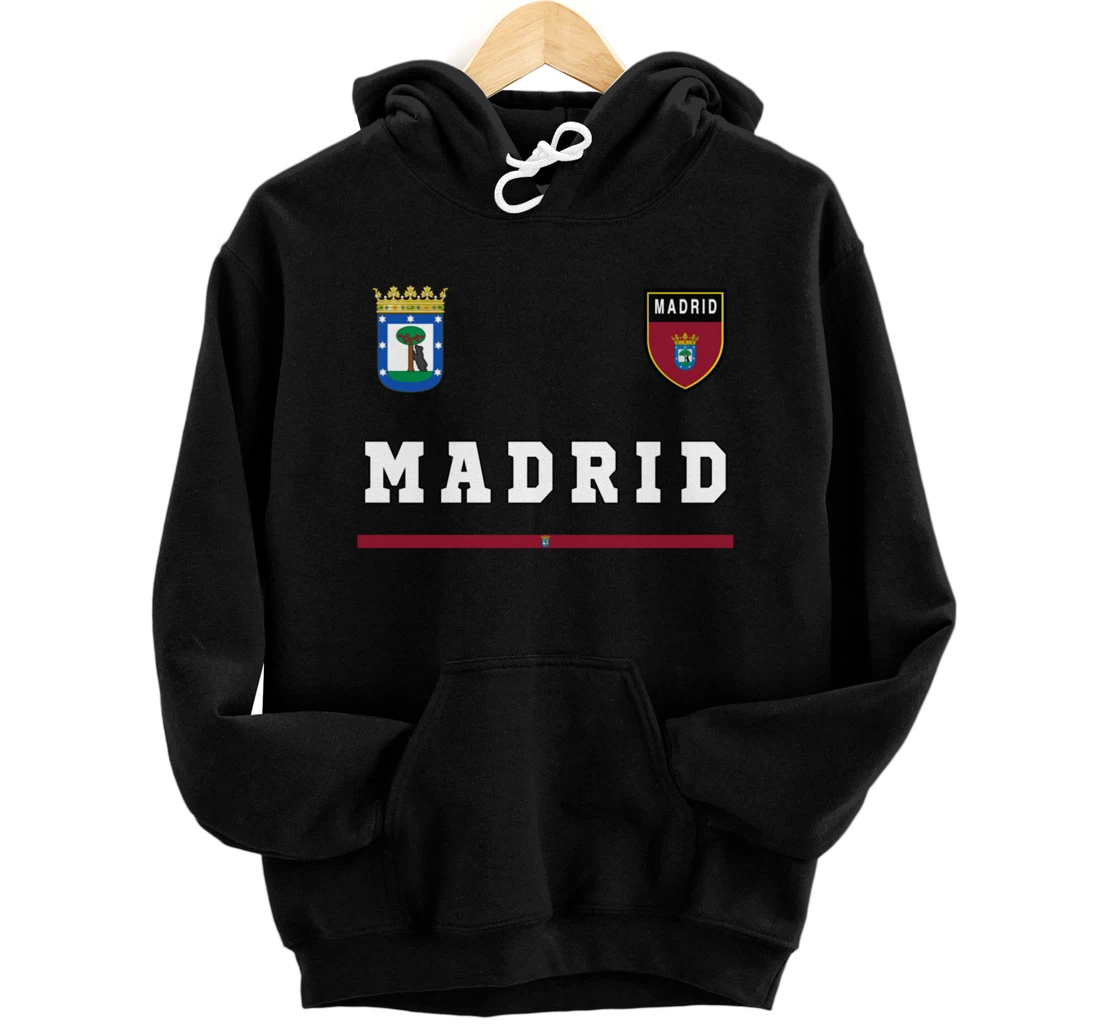 Madrid Sports/Soccer Jersey Tee Flag Football Pullover Hoodie