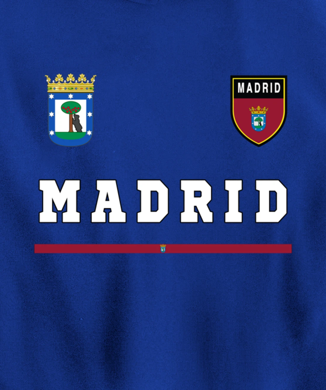 Madrid Sports/Soccer Jersey Tee Flag Football Pullover Hoodie