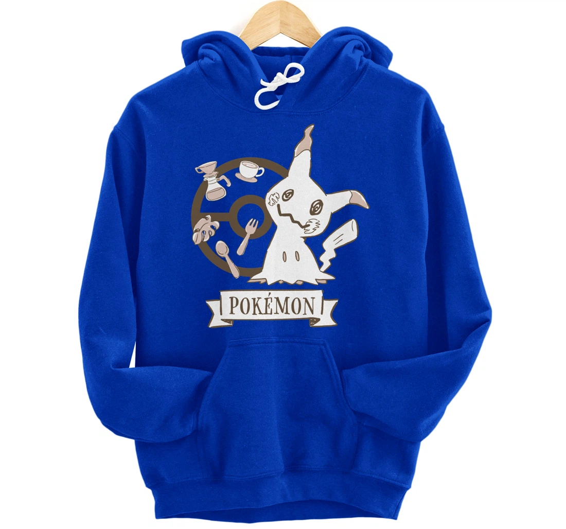 Pokémon - Mimikyu Poké Ball Cafe Drinks Pullover Hoodie