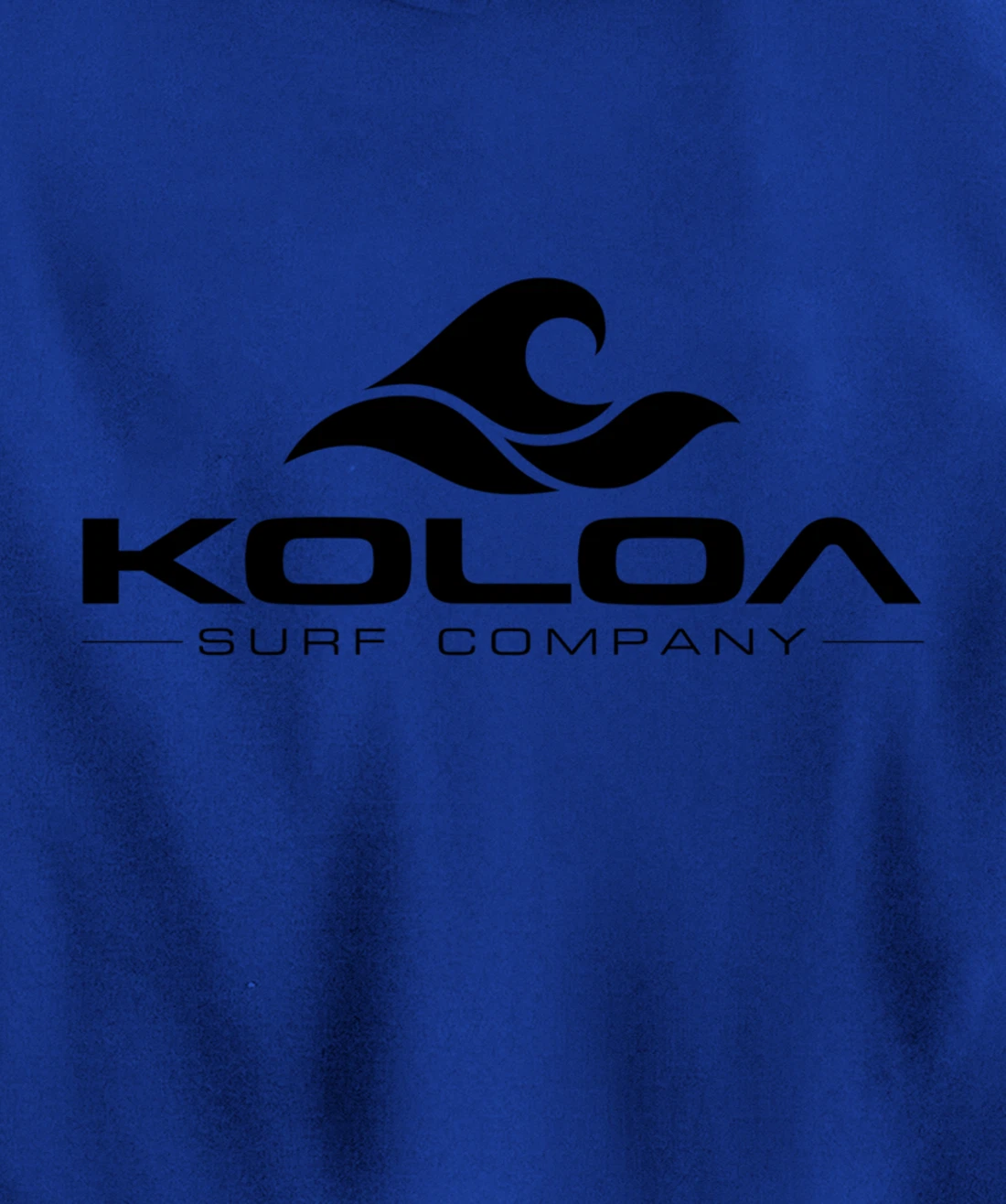 Koloa Surf Classic Wave Black Logo Pullover Hoodie