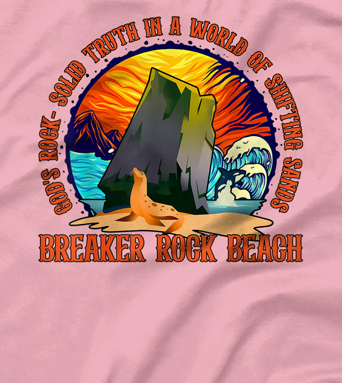 God's Rock-Solid Breaker Rock Beach Vbs 2024 Christian T-Shirt