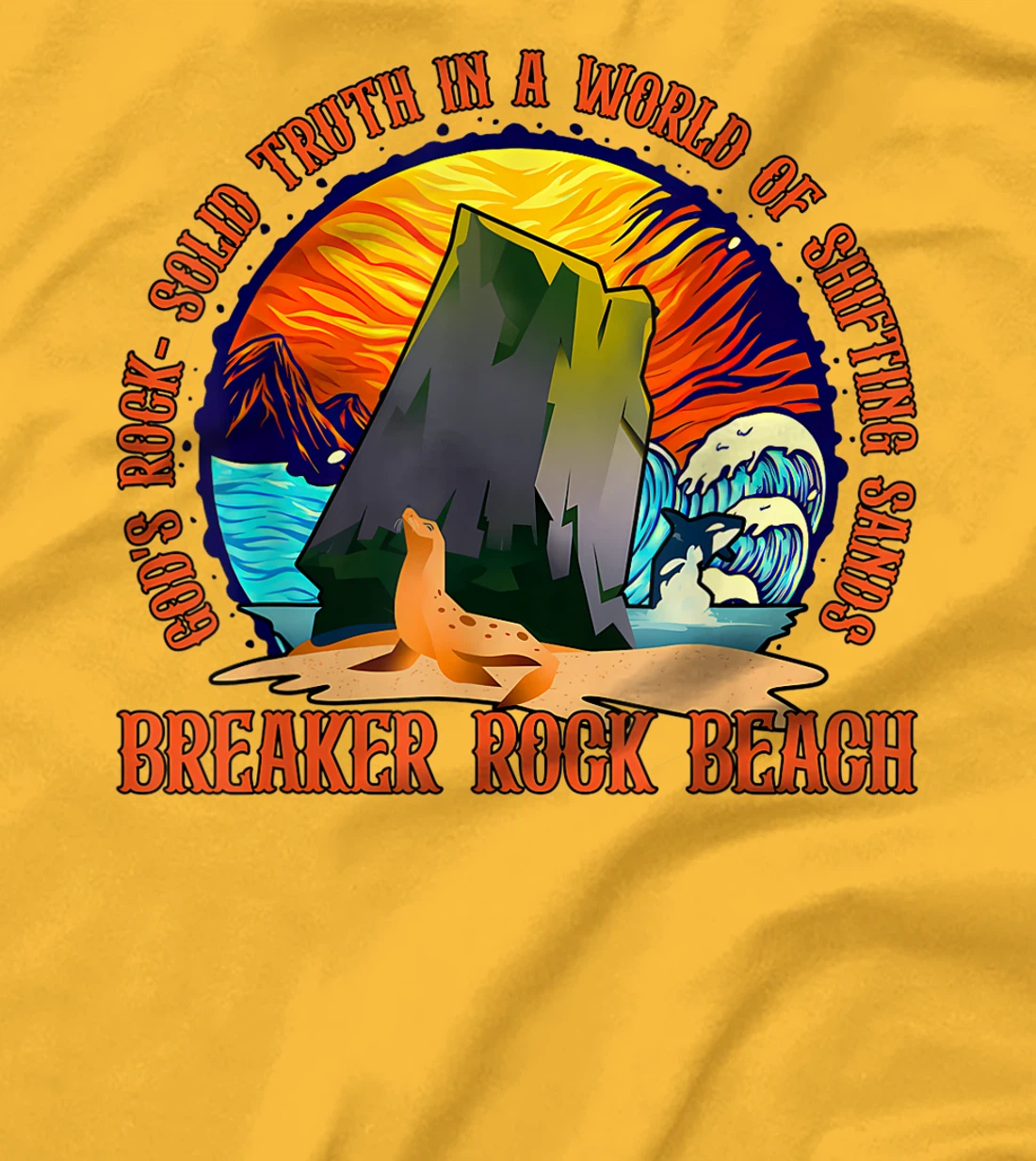 God's Rock-Solid Breaker Rock Beach Vbs 2024 Christian T-Shirt