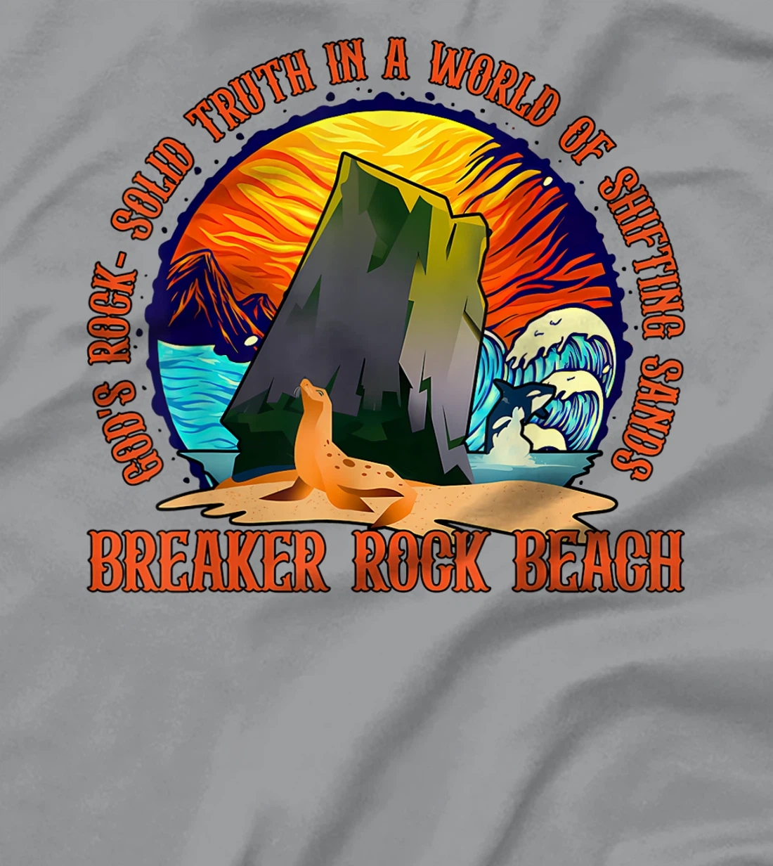 God's Rock-Solid Breaker Rock Beach Vbs 2024 Christian T-Shirt