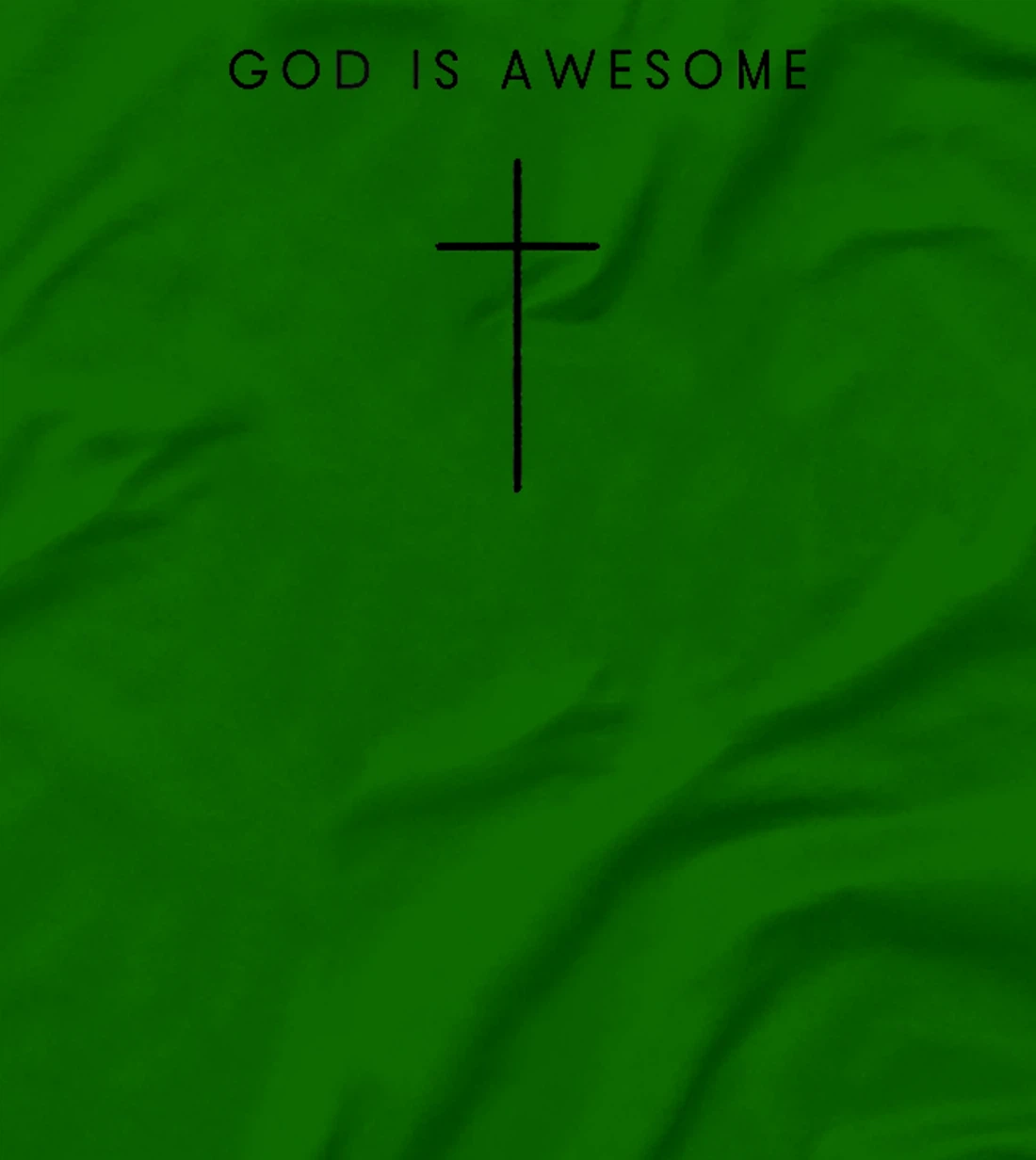 God Is Awesome Cross - Minimalist Christian Religious Jesus T-Shirt
