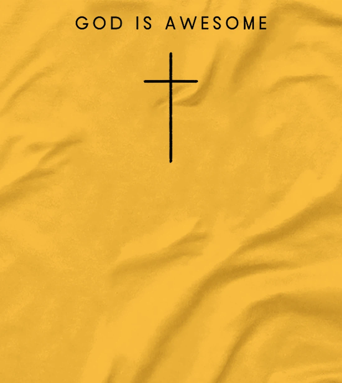 God Is Awesome Cross - Minimalist Christian Religious Jesus T-Shirt