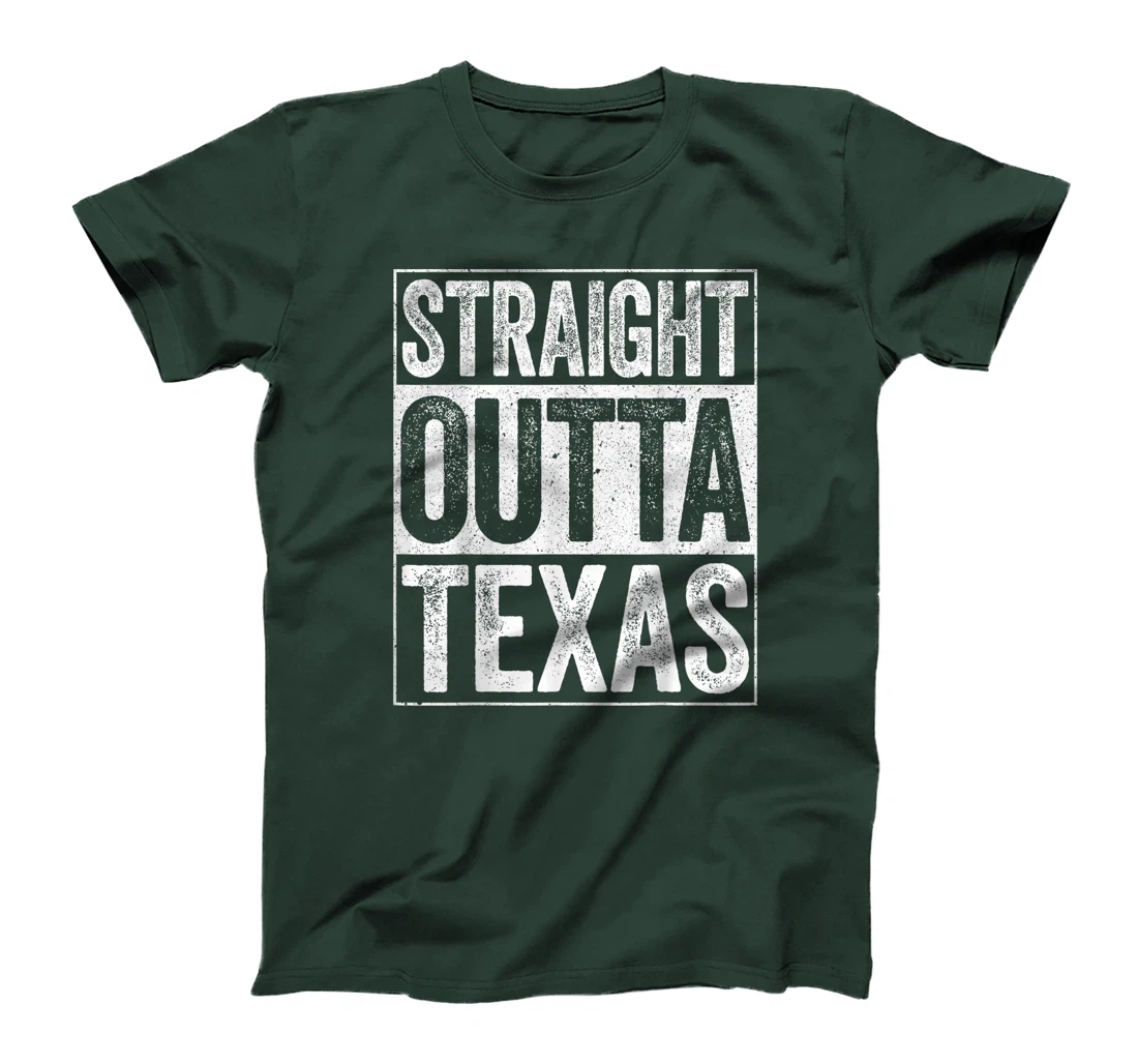 Straight Outta Texas T-Shirt TX State Gift Shirt