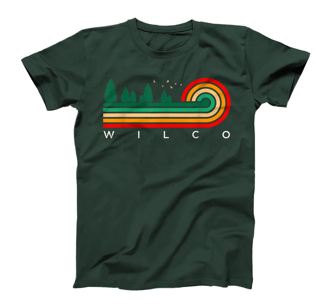 Evergreen Vintage Stripes Wilco, Texas T-Shirt