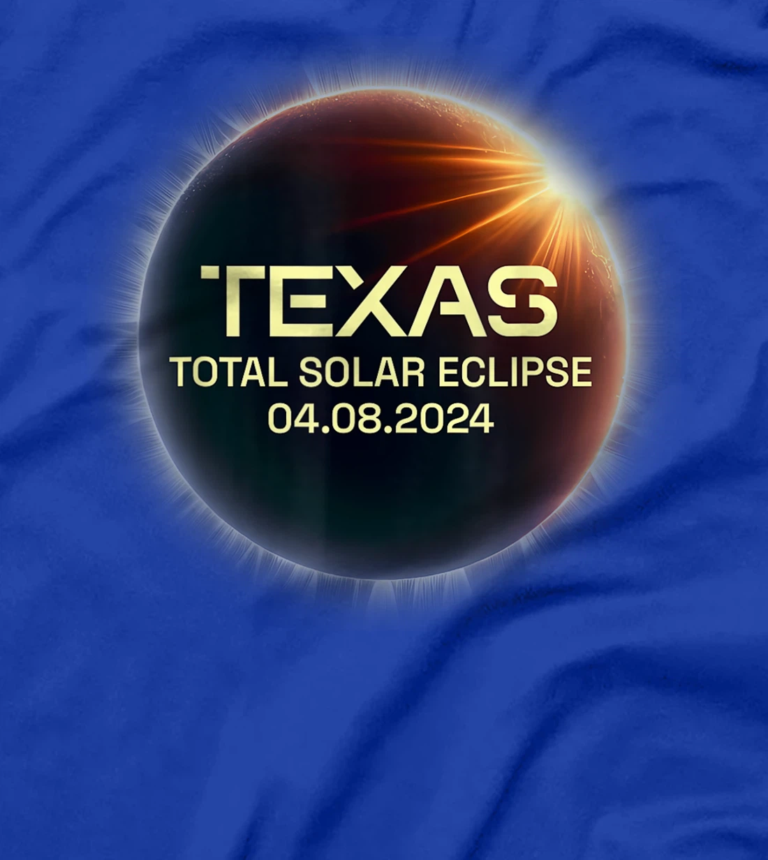 Texas Total Solar Eclipse April 8 2024 Texas Solar Eclipse T-Shirt