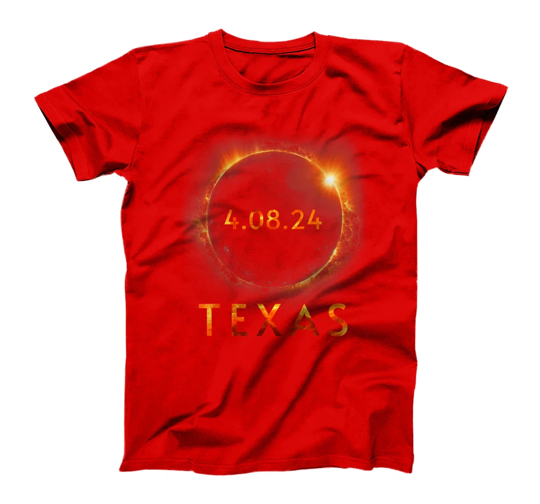 Texas Total Solar Eclipse April 8 2024 Texas Solar Eclipse T-Shirt