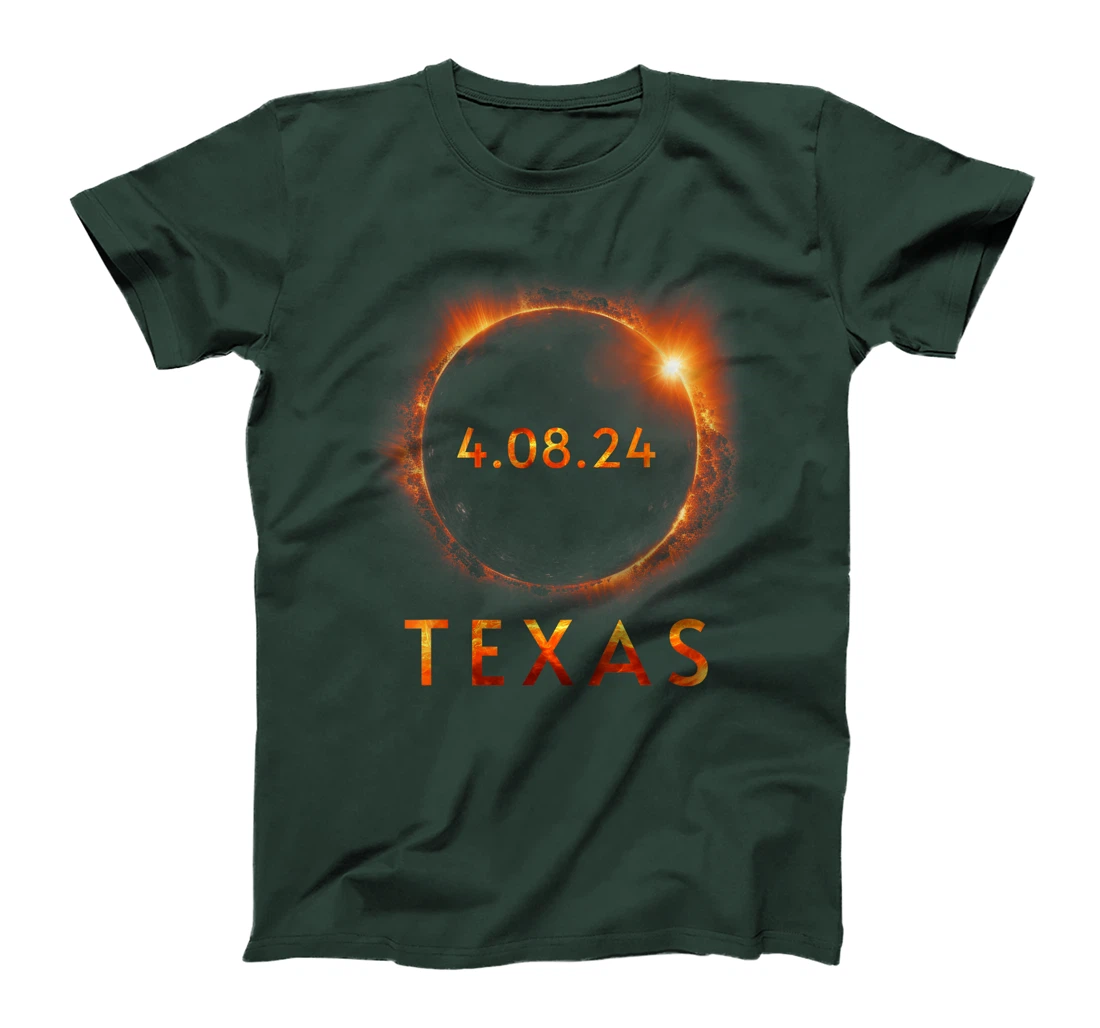 Texas Total Solar Eclipse April 8 2024 Texas Solar Eclipse T-Shirt