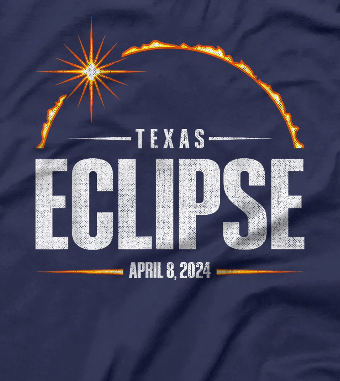 Womens 2024 Total Solar Eclipse Texas - Total Eclipse 2024 T-Shirt