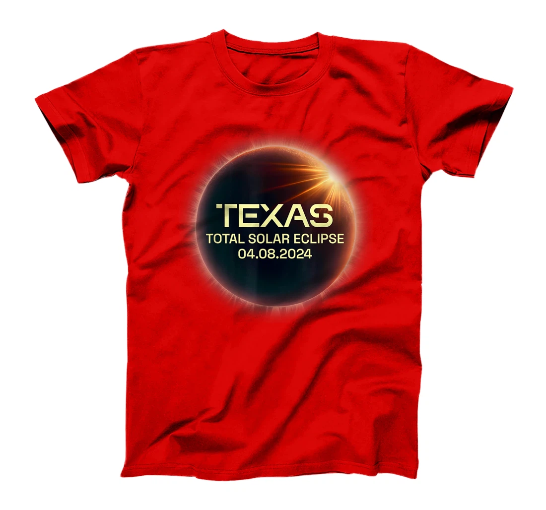 Texas Total Solar Eclipse April 8 2024 Texas Solar Eclipse T-Shirt