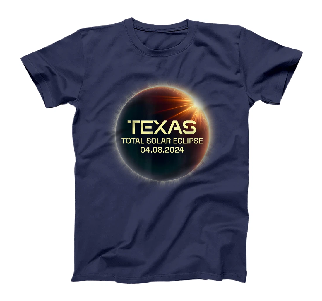 Texas Total Solar Eclipse April 8 2024 Texas Solar Eclipse T-Shirt