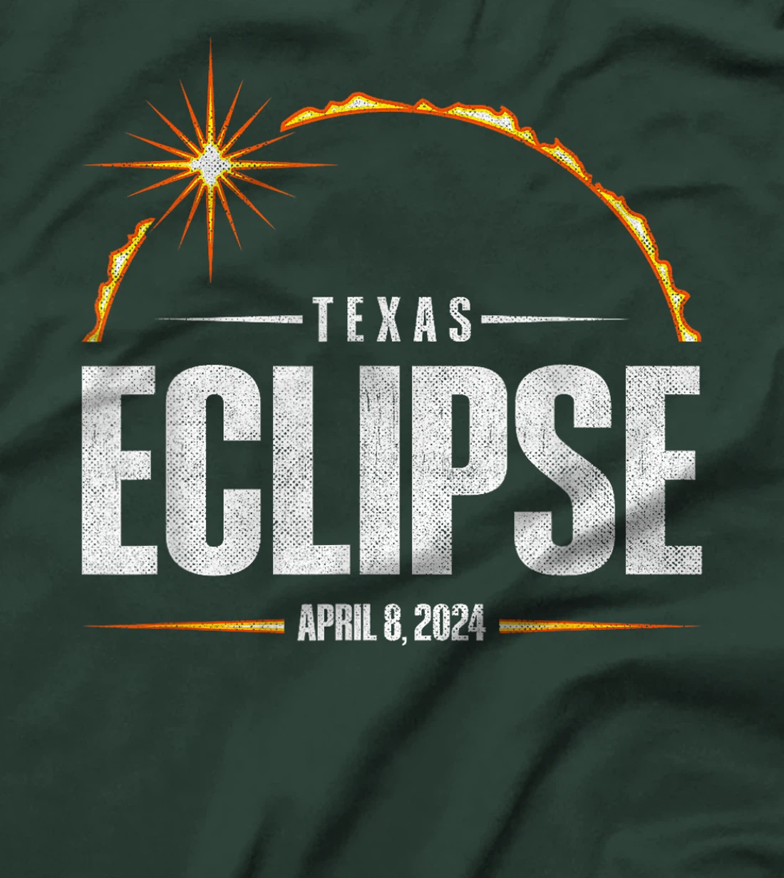 Womens 2024 Total Solar Eclipse Texas - Total Eclipse 2024 T-Shirt