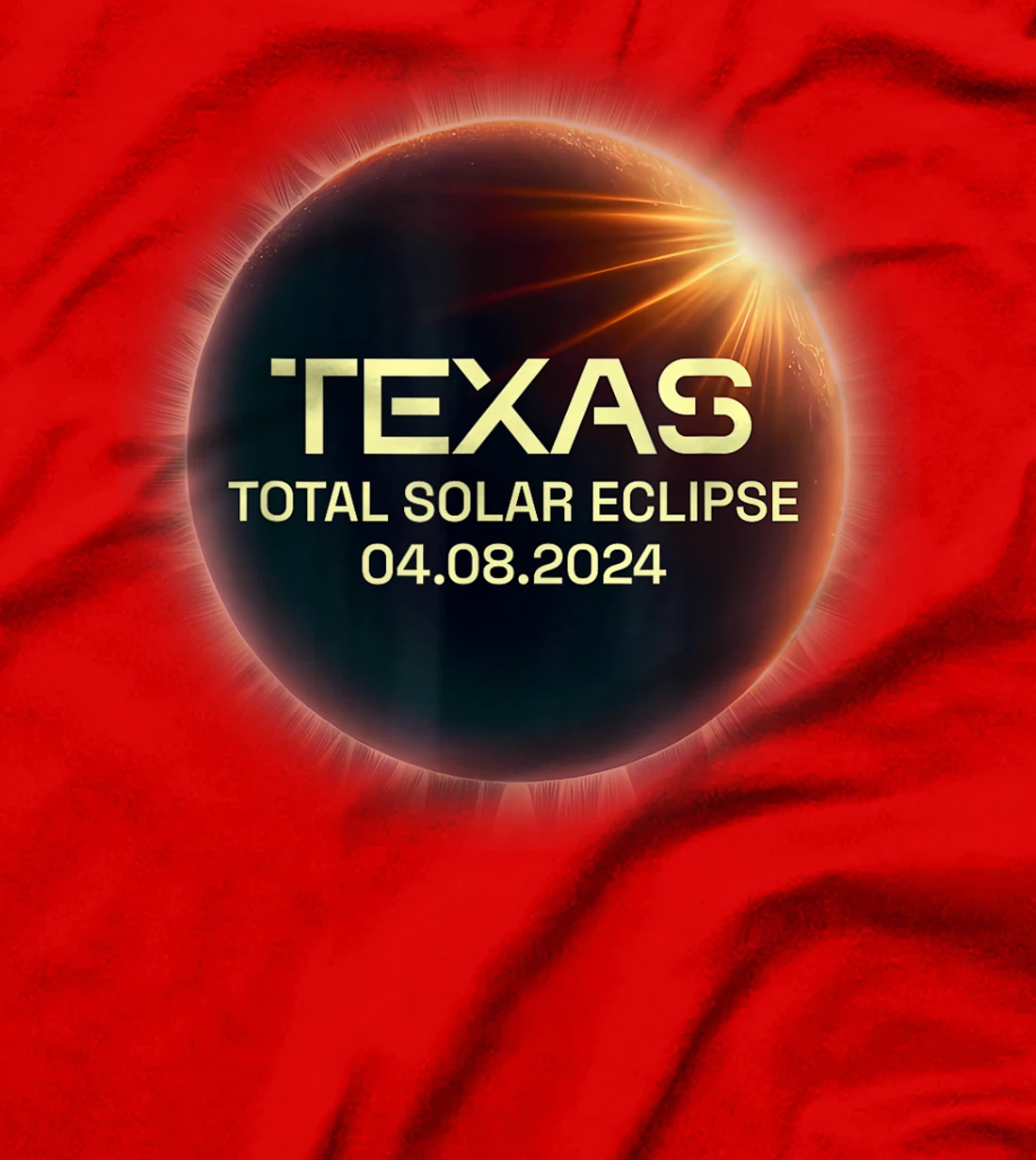 Texas Total Solar Eclipse April 8 2024 Texas Solar Eclipse T-Shirt