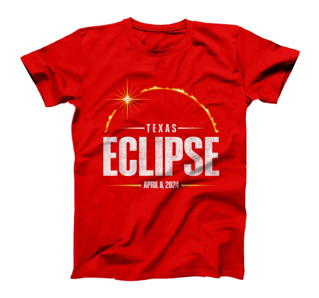 Womens 2024 Total Solar Eclipse Texas - Total Eclipse 2024 T-Shirt