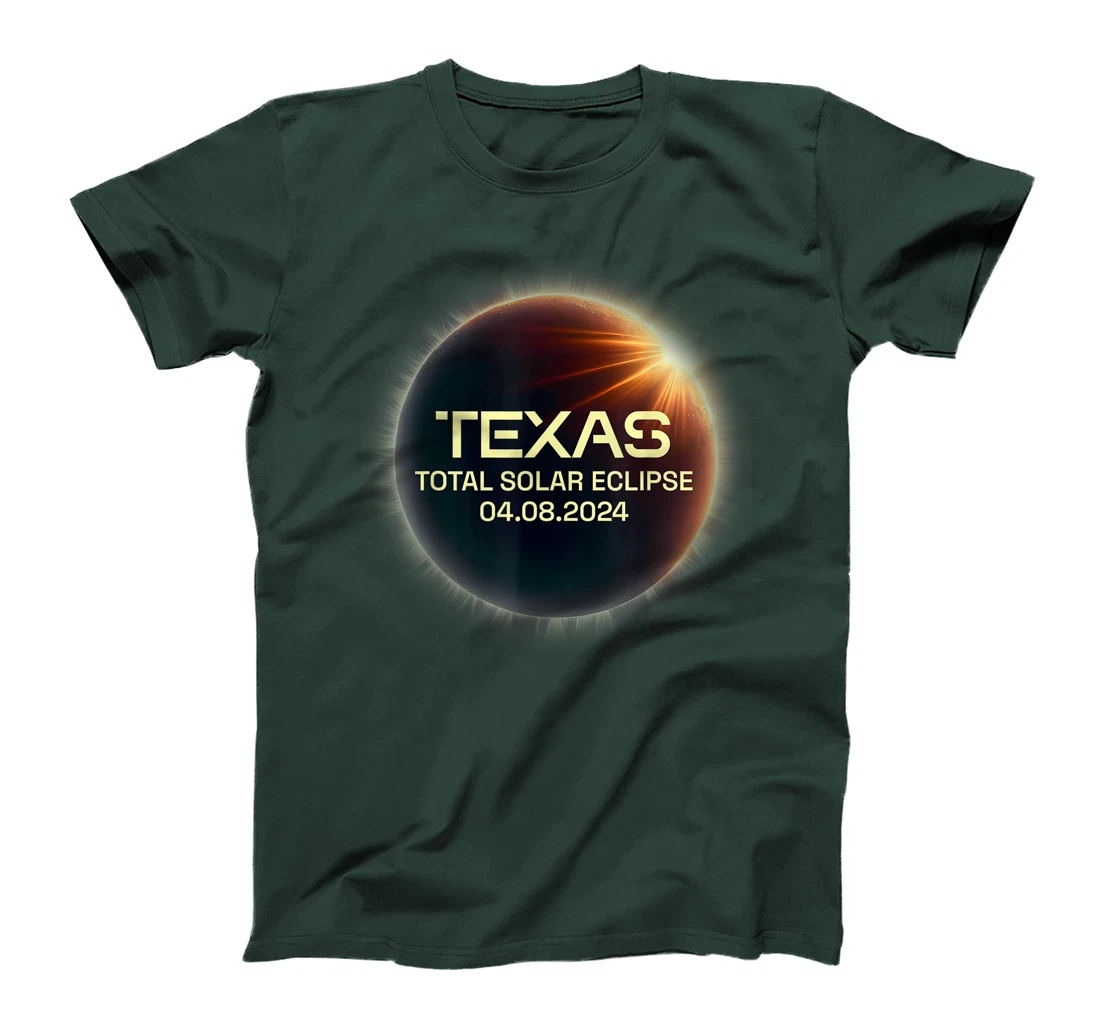 Texas Total Solar Eclipse April 8 2024 Texas Solar Eclipse T-Shirt