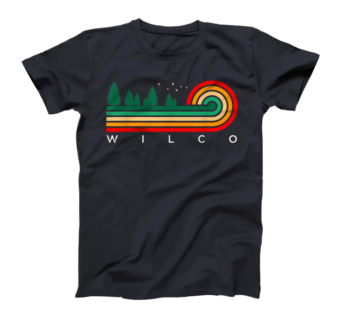Evergreen Vintage Stripes Wilco, Texas T-Shirt