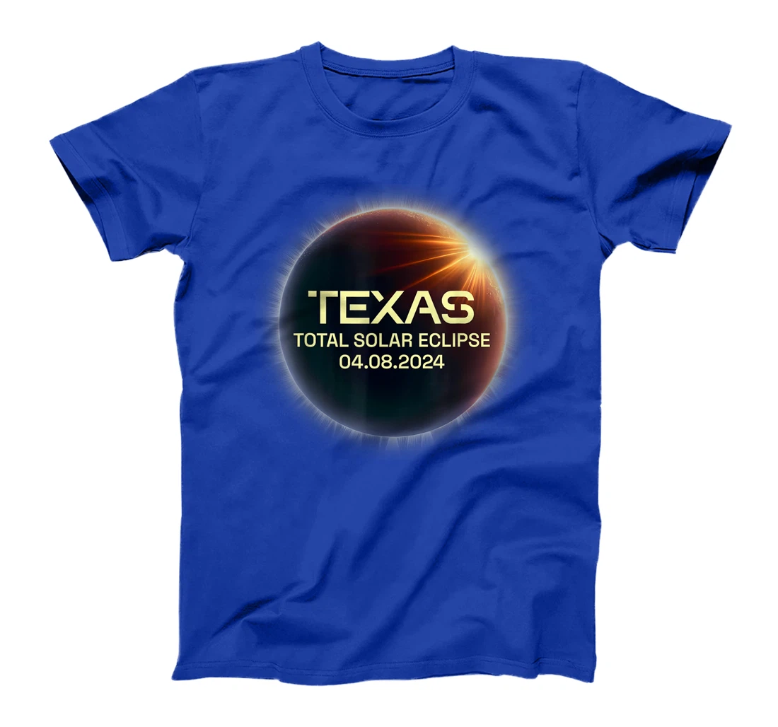 Texas Total Solar Eclipse April 8 2024 Texas Solar Eclipse T-Shirt