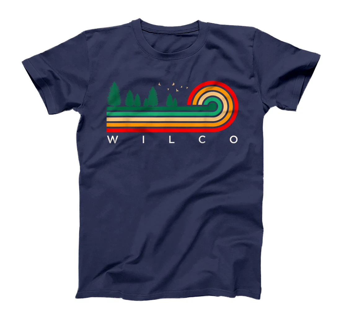 Evergreen Vintage Stripes Wilco, Texas T-Shirt