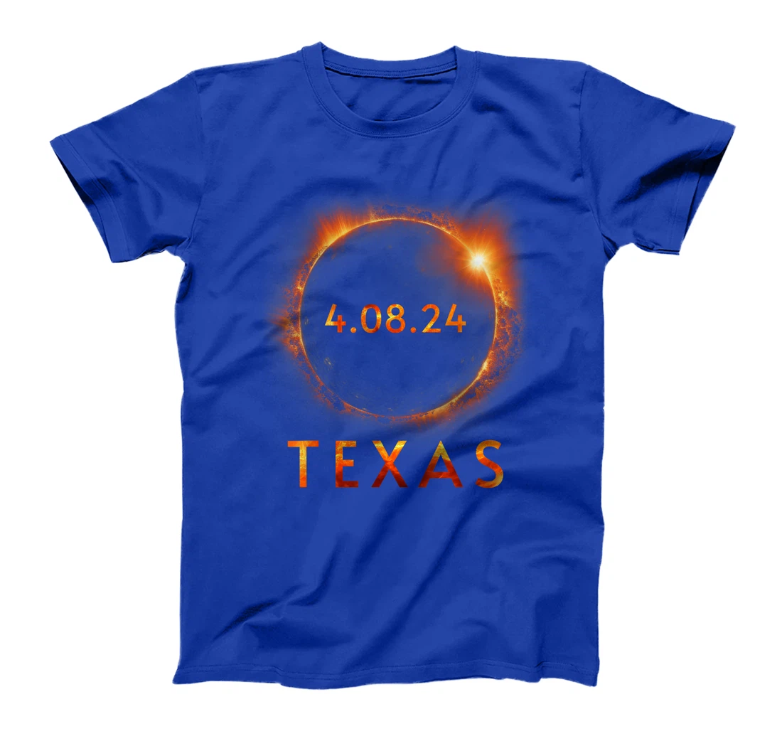 Texas Total Solar Eclipse April 8 2024 Texas Solar Eclipse T-Shirt