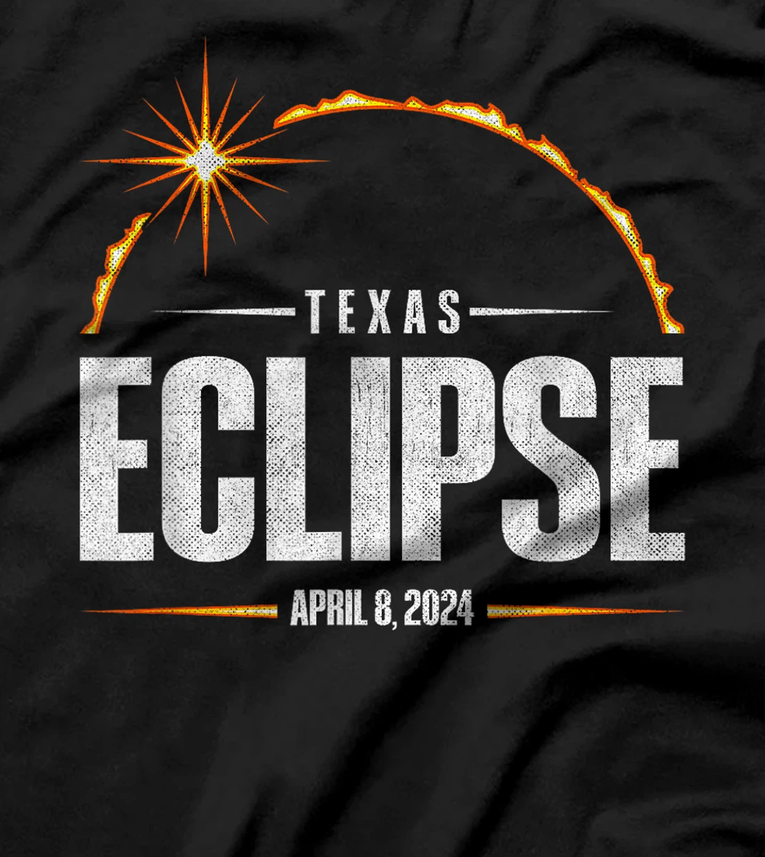 Womens 2024 Total Solar Eclipse Texas - Total Eclipse 2024 T-Shirt