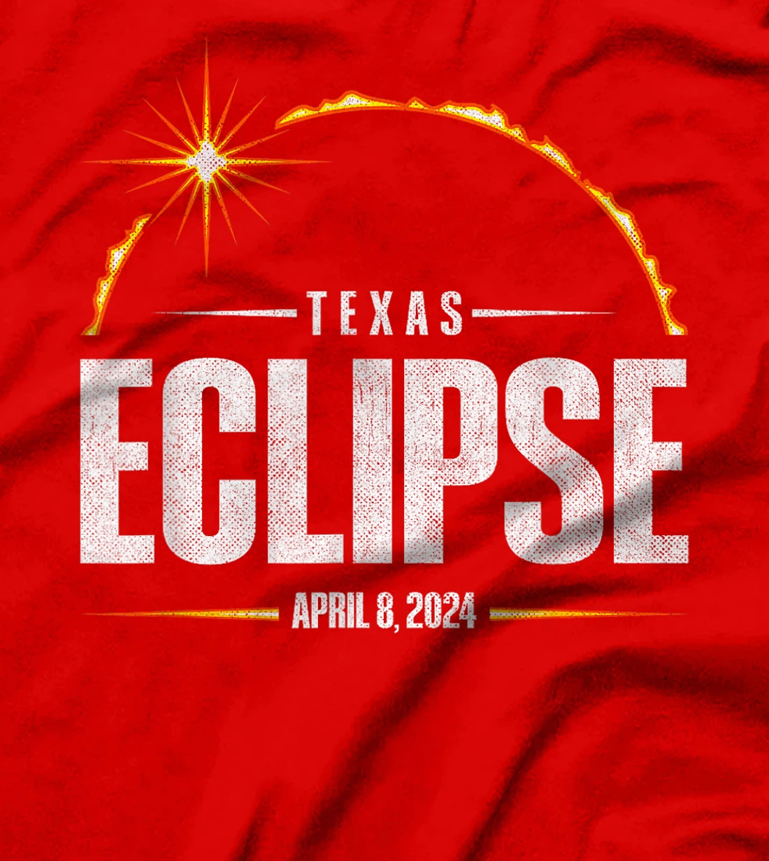 Womens 2024 Total Solar Eclipse Texas - Total Eclipse 2024 T-Shirt