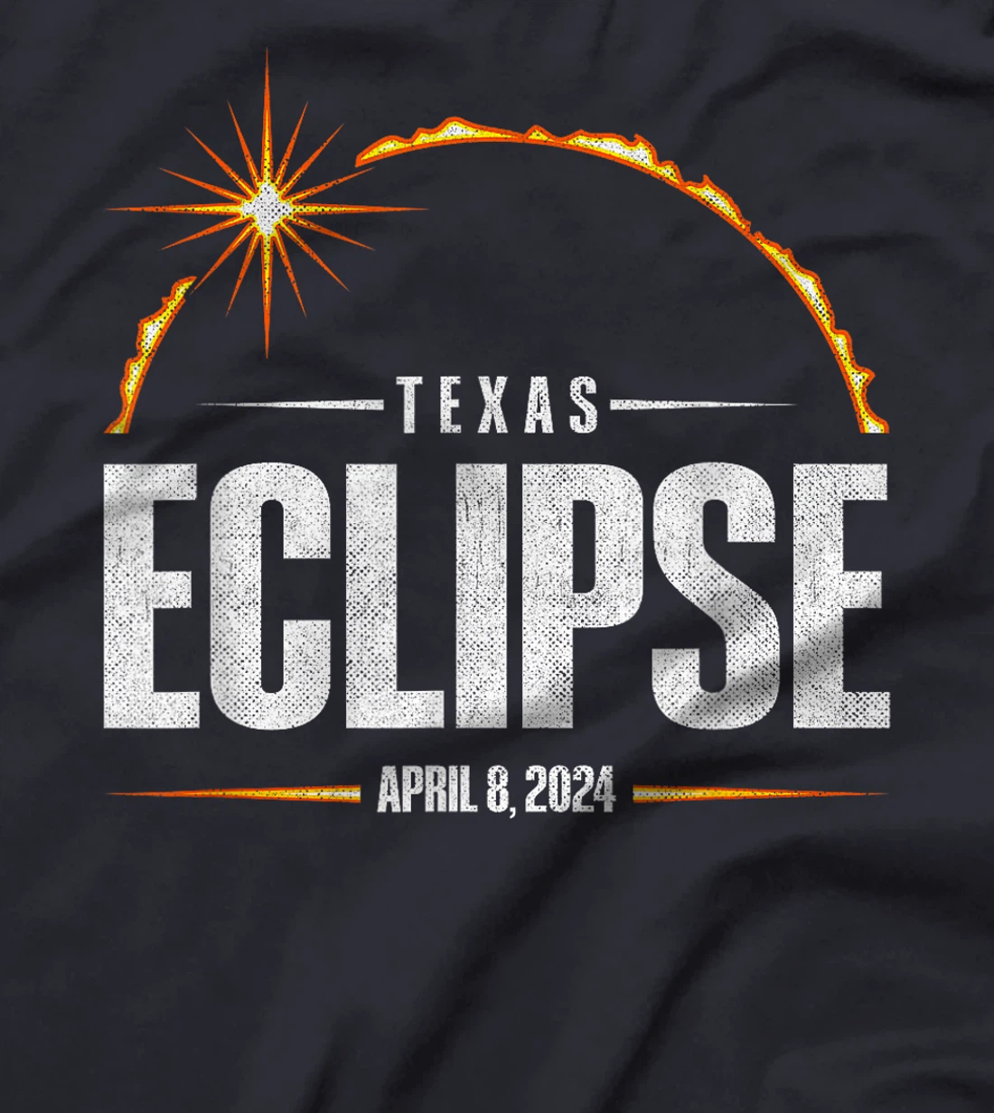 Womens 2024 Total Solar Eclipse Texas - Total Eclipse 2024 T-Shirt