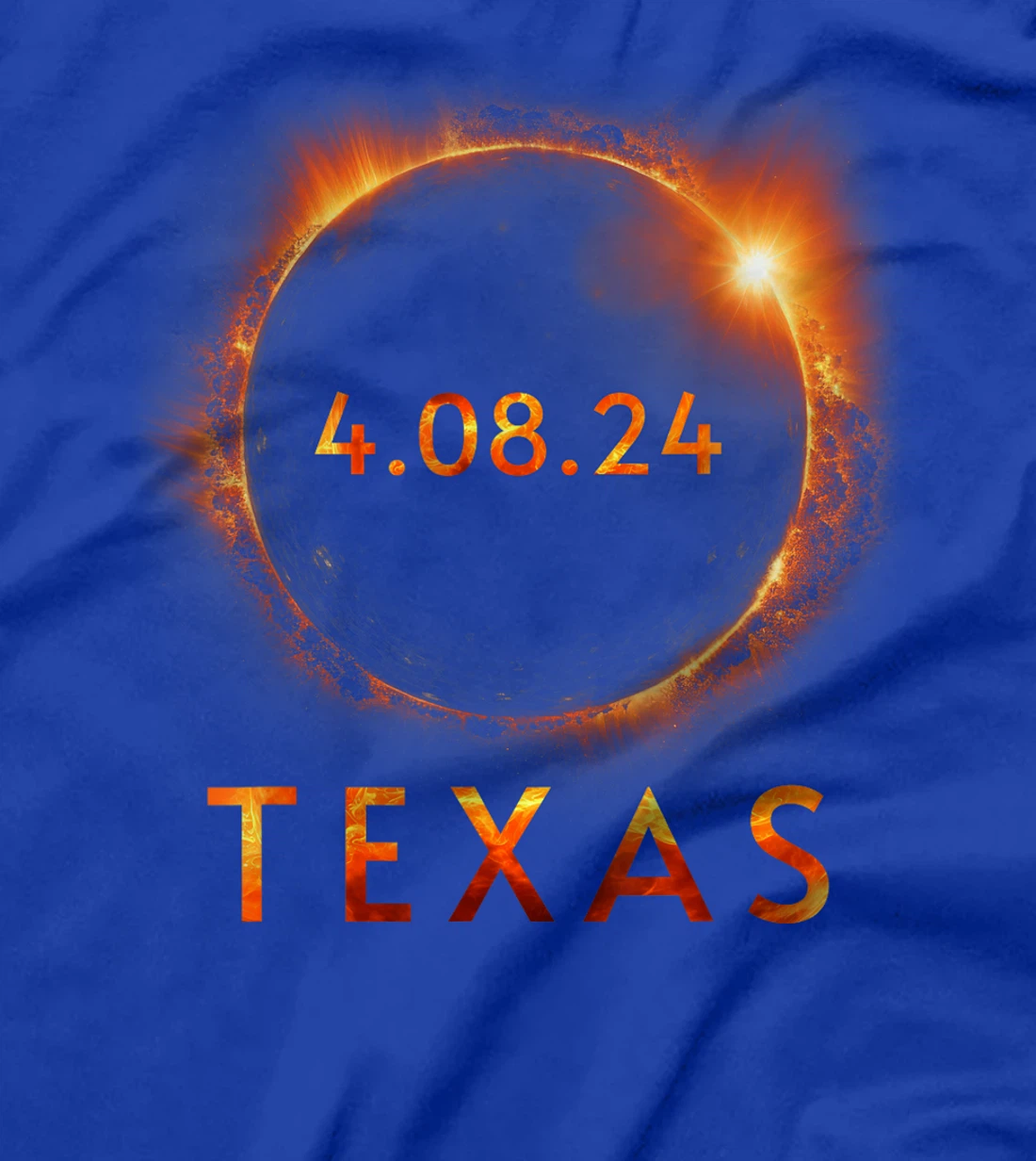 Texas Total Solar Eclipse April 8 2024 Texas Solar Eclipse T-Shirt