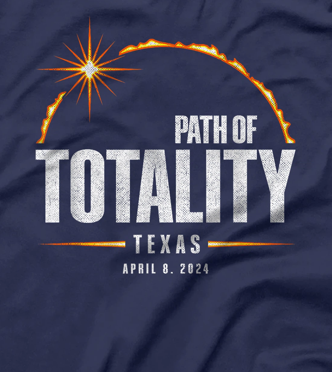 2024 Total Eclipse - Path of Totality Texas 2024 T-Shirt