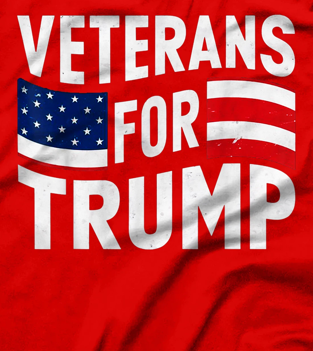 Veterans For Trump 2024 American Flag 4th Of July T-Shirt
