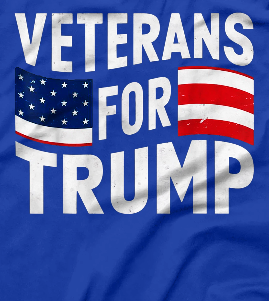 Veterans For Trump 2024 American Flag 4th Of July T-Shirt