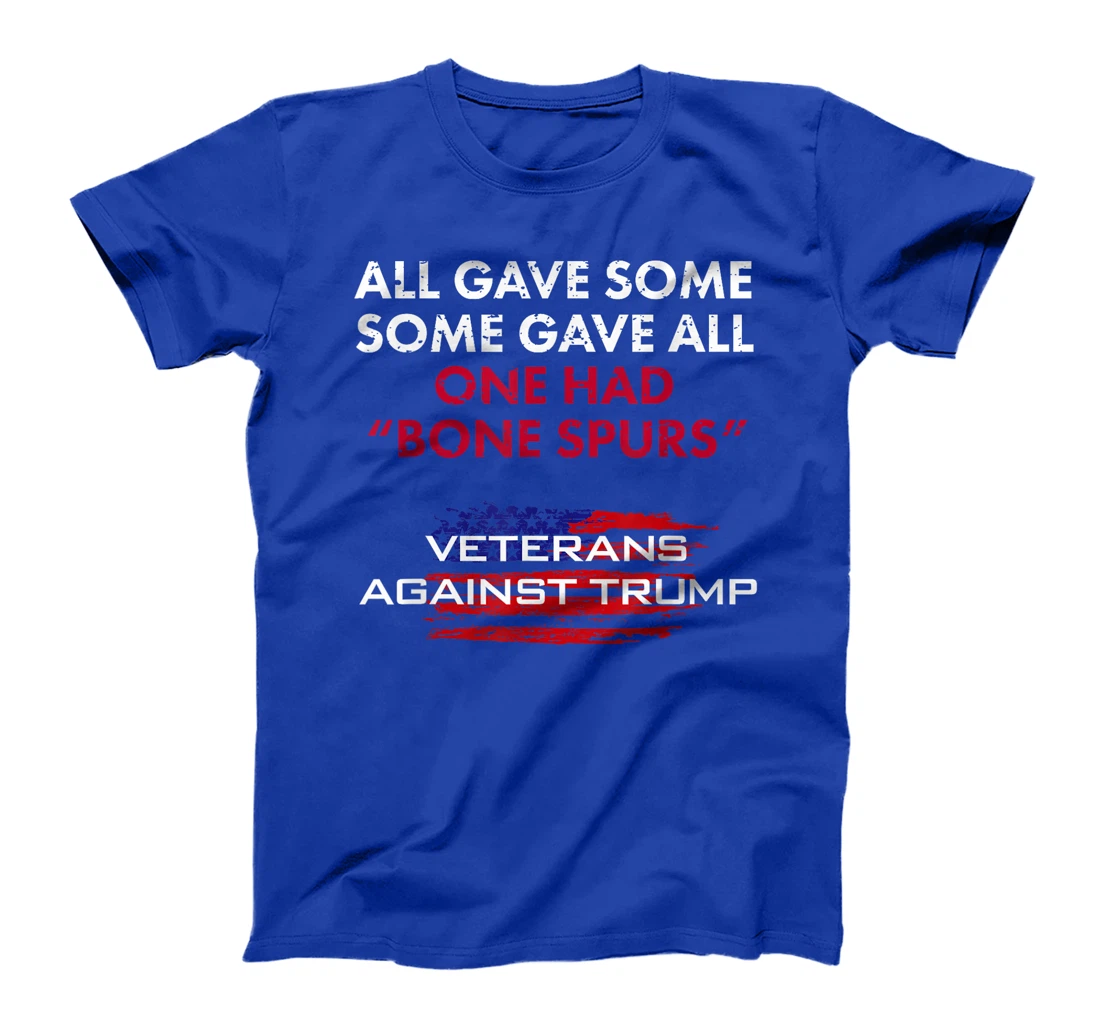 Veterans Anti-Trump Tshirt Draft Dodger Bone Spurs for Vets T-Shirt
