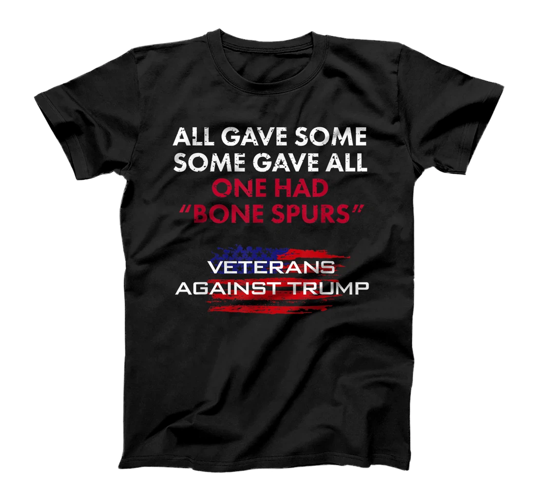 Veterans Anti-Trump Tshirt Draft Dodger Bone Spurs for Vets T-Shirt