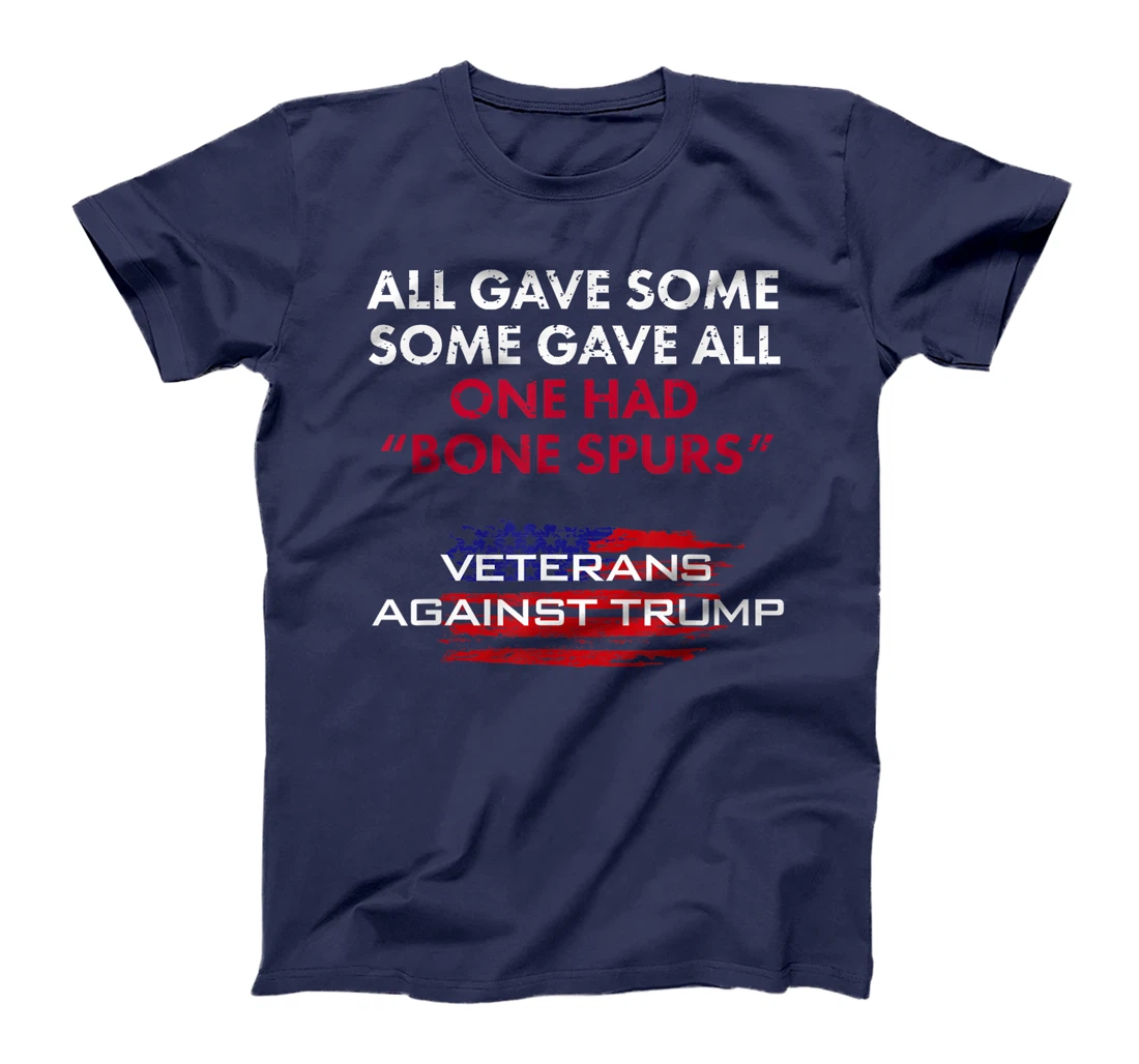 Veterans Anti-Trump Tshirt Draft Dodger Bone Spurs for Vets T-Shirt