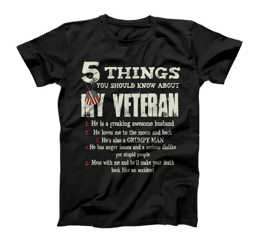 5 Things YOu Should Know About My Veteran T-Shirt