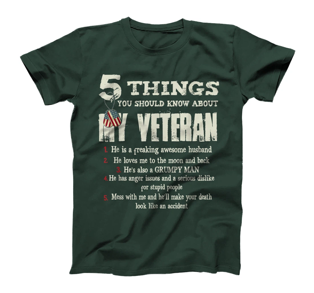 5 Things YOu Should Know About My Veteran T-Shirt