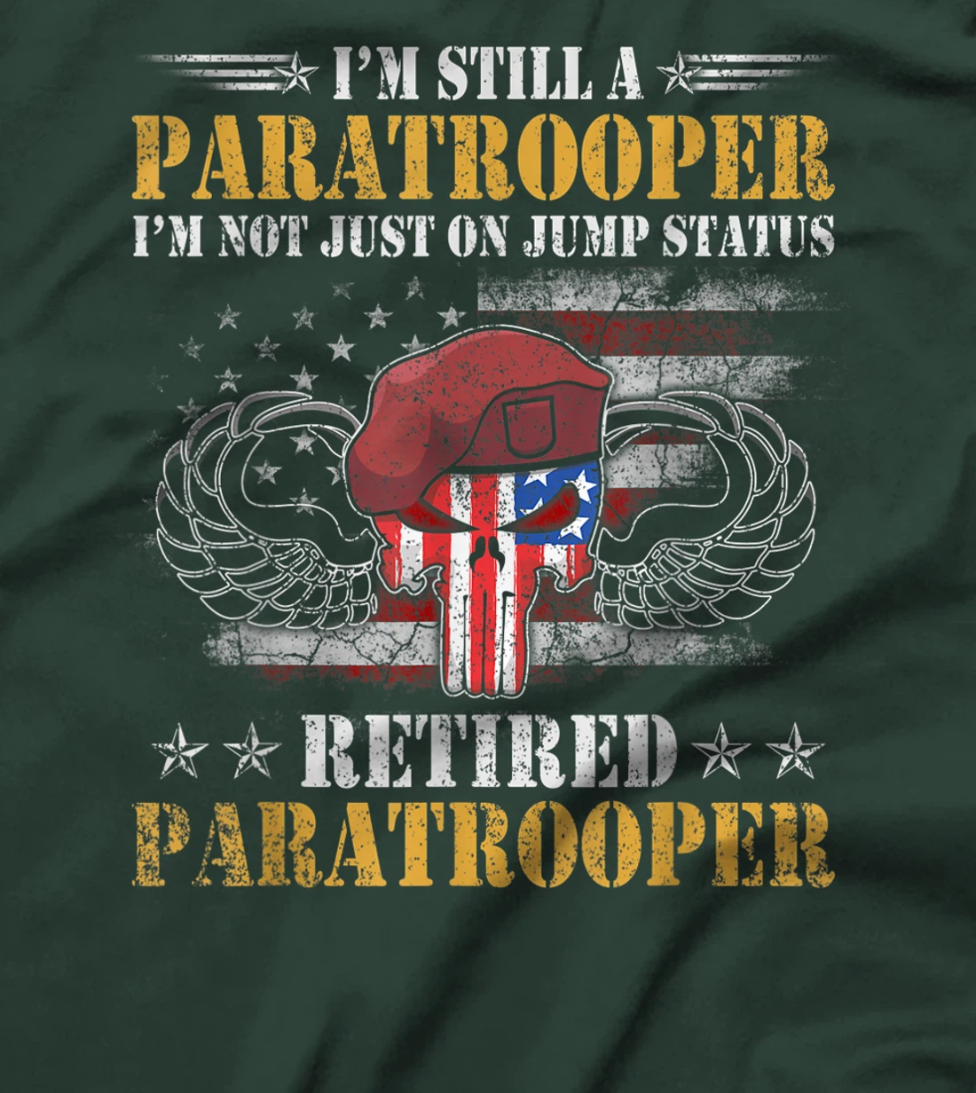 U.S Army Airborne Division Paratrooper Tshirt, Veterans Day T-Shirt