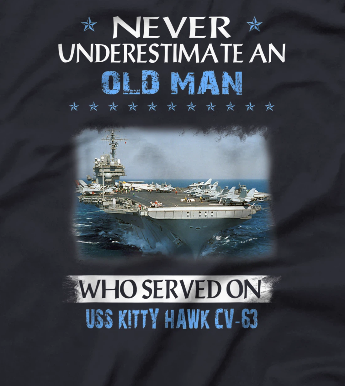 USS Kitty Hawk CV-63 Veterans Day Christmas T-Shirt