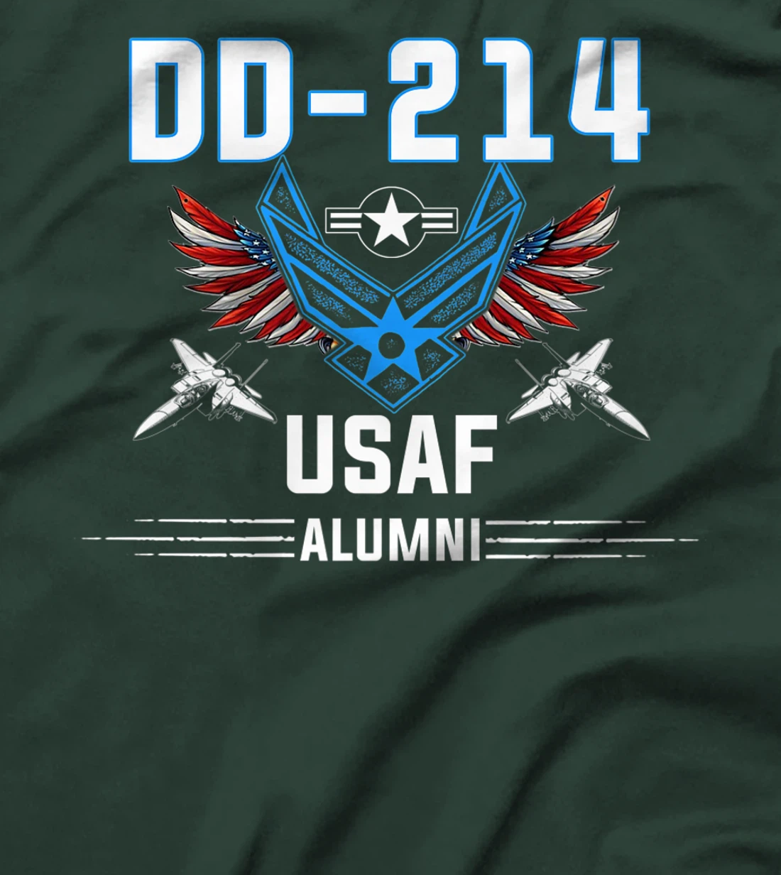 DD-214 US Air Force (USAF) Alumni Tee US Air Force Veteran Premium T-Shirt