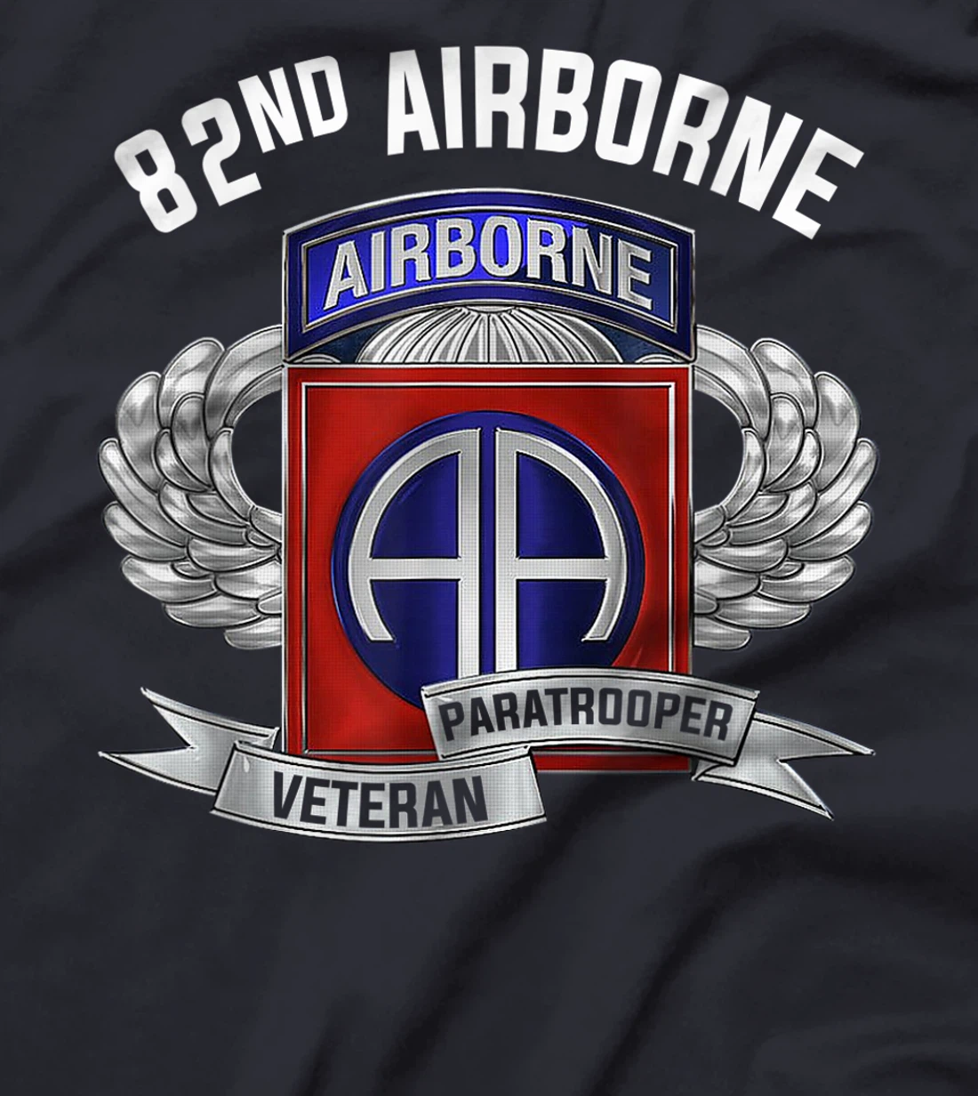 Airborne Veteran Paratrooper Army Military Soldier Gift T-Shirt