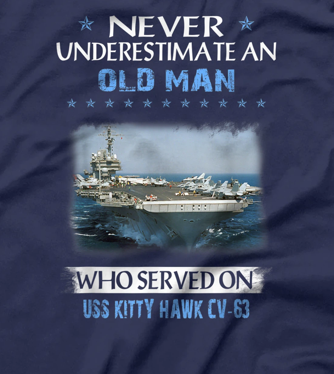 USS Kitty Hawk CV-63 Veterans Day Christmas T-Shirt