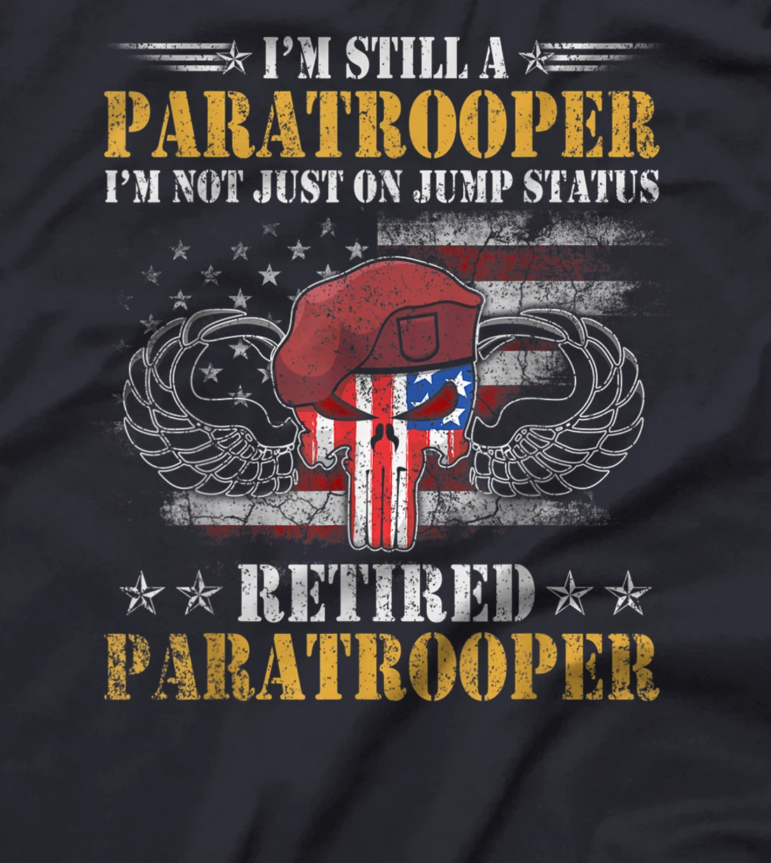 U.S Army Airborne Division Paratrooper Tshirt, Veterans Day T-Shirt