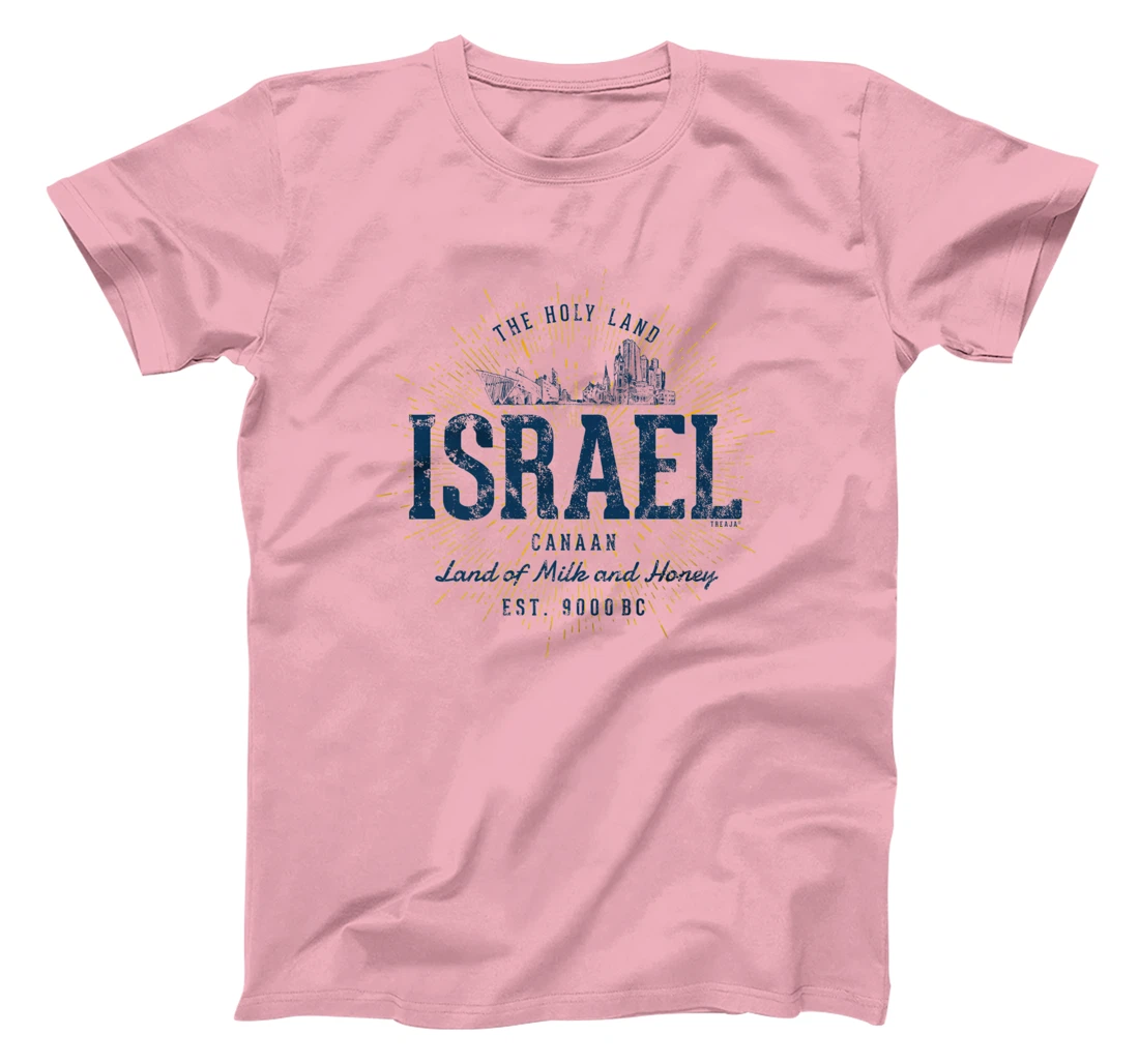 Womens Retro Style Vintage Israel T-Shirt