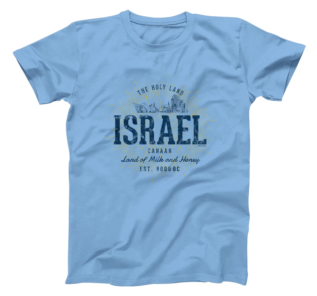 Womens Retro Style Vintage Israel T-Shirt