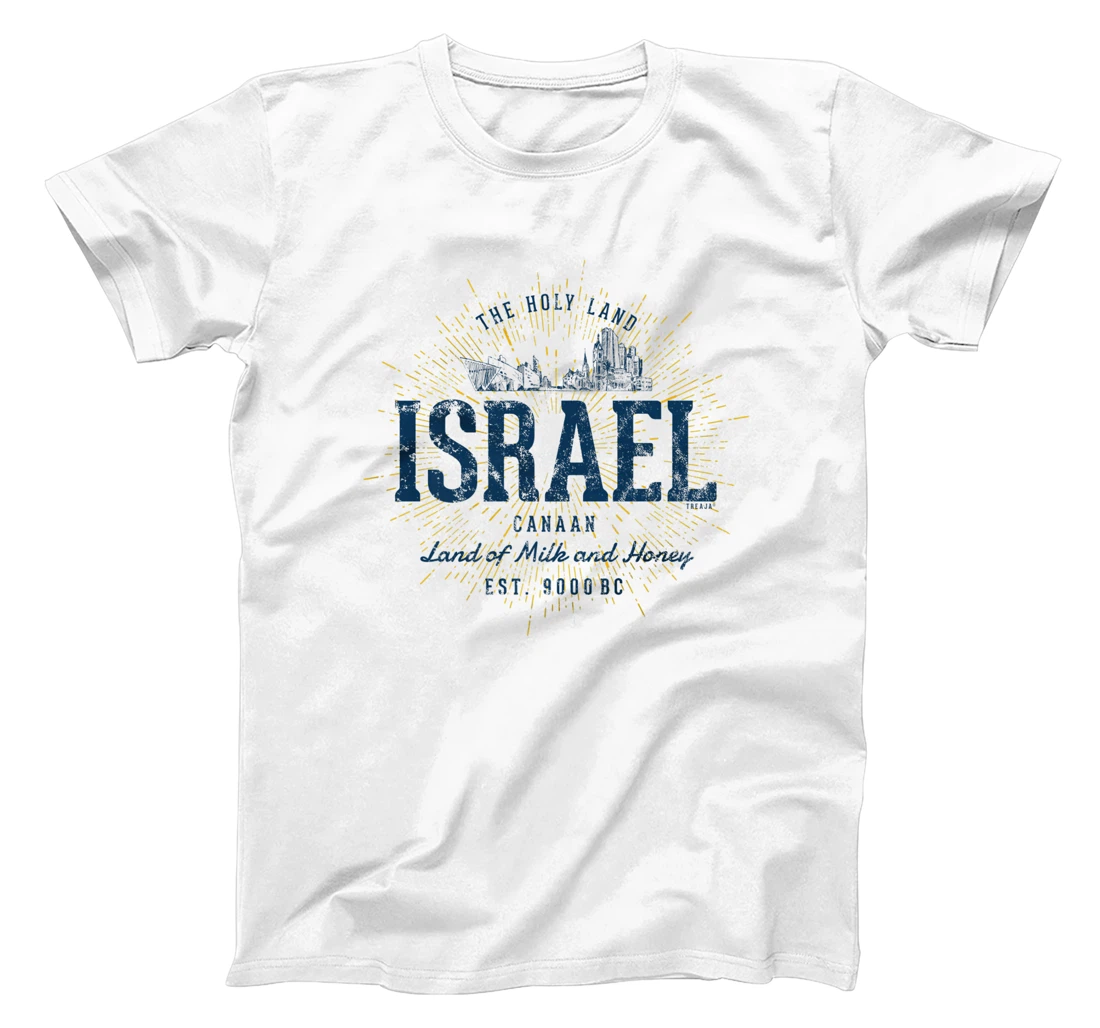 Womens Retro Style Vintage Israel T-Shirt