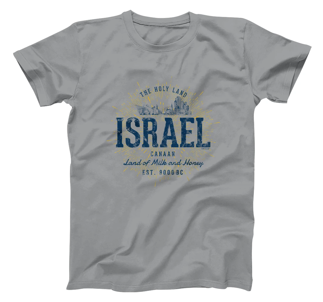 Womens Retro Style Vintage Israel T-Shirt