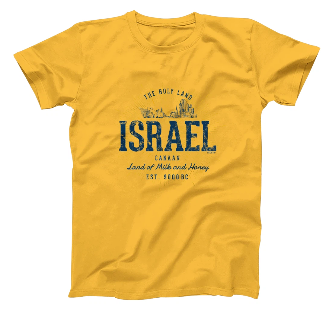 Womens Retro Style Vintage Israel T-Shirt