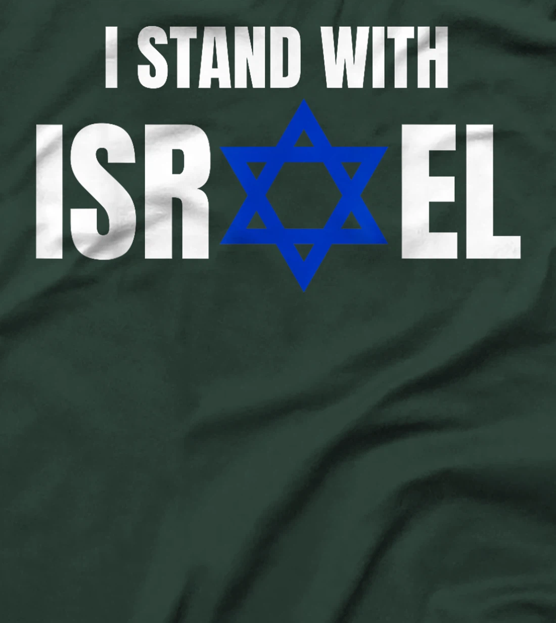 Israel Love Flag I Stand With Israel Heritage Israeli Flag T-Shirt