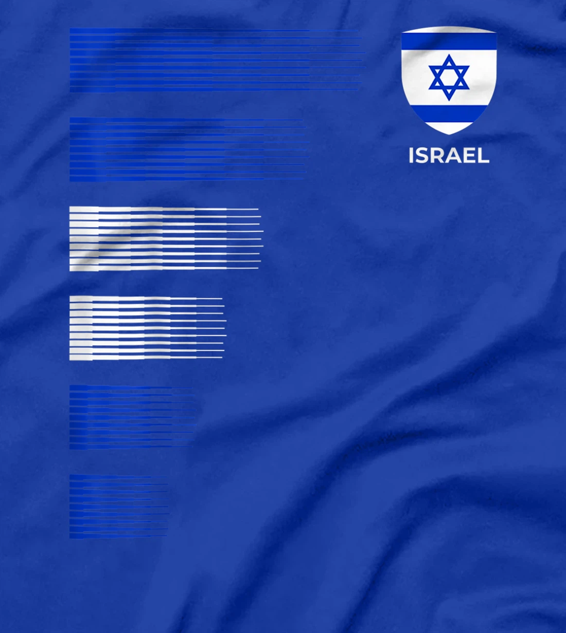 Israel Flag Emblem Patriotic Israeli National Pride T-Shirt